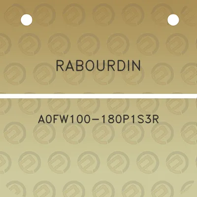 rabourdin-a0fw100-180p1s3r