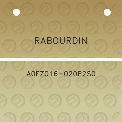 rabourdin-a0fz016-020p2s0