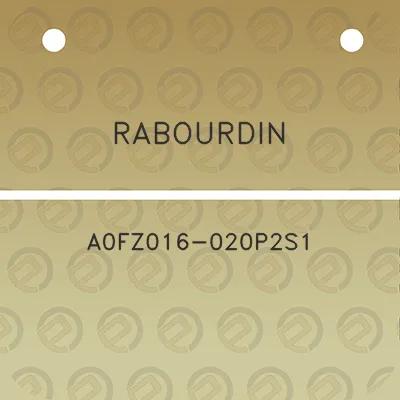 rabourdin-a0fz016-020p2s1