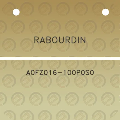 rabourdin-a0fz016-100p0s0