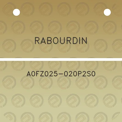 rabourdin-a0fz025-020p2s0