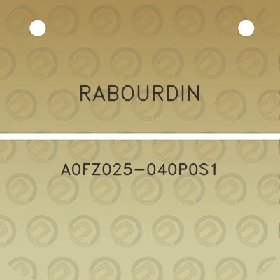 rabourdin-a0fz025-040p0s1