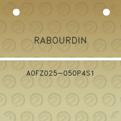 rabourdin-a0fz025-050p4s1