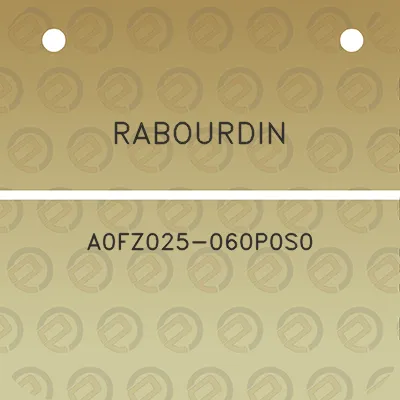 rabourdin-a0fz025-060p0s0