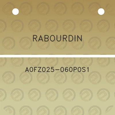 rabourdin-a0fz025-060p0s1