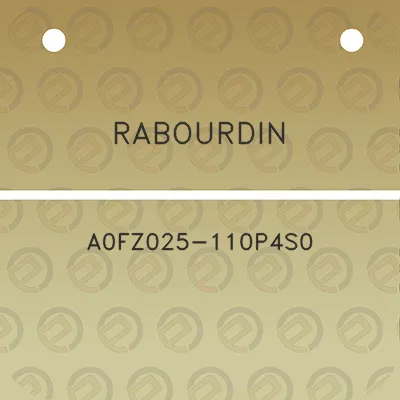 rabourdin-a0fz025-110p4s0