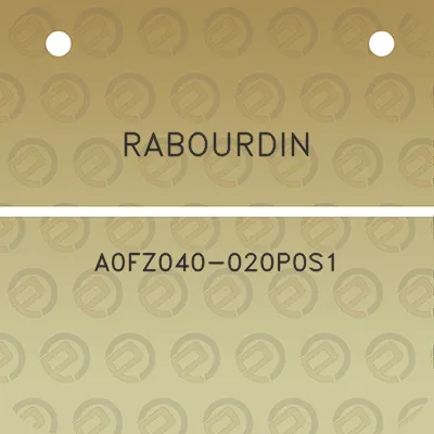 rabourdin-a0fz040-020p0s1