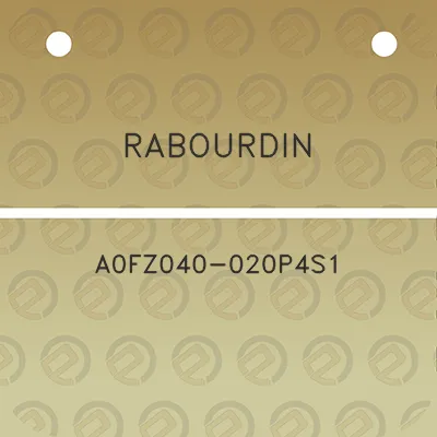 rabourdin-a0fz040-020p4s1