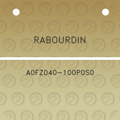 rabourdin-a0fz040-100p0s0