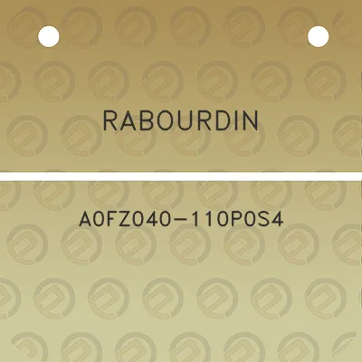 rabourdin-a0fz040-110p0s4