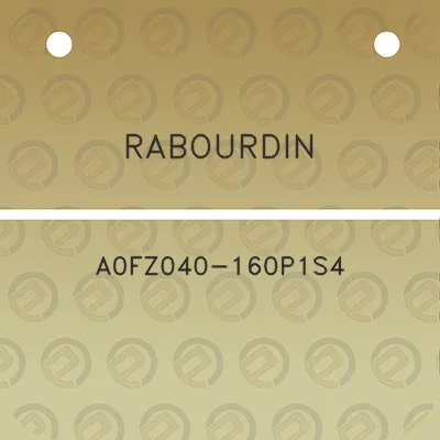 rabourdin-a0fz040-160p1s4