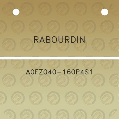 rabourdin-a0fz040-160p4s1