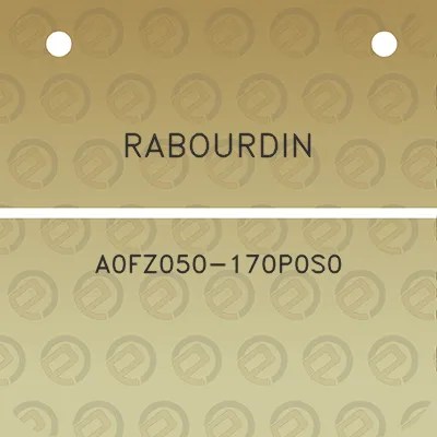 rabourdin-a0fz050-170p0s0