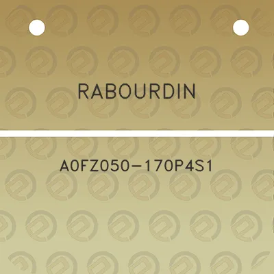 rabourdin-a0fz050-170p4s1