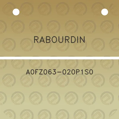 rabourdin-a0fz063-020p1s0