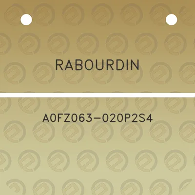 rabourdin-a0fz063-020p2s4