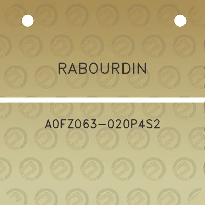 rabourdin-a0fz063-020p4s2