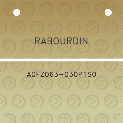 rabourdin-a0fz063-030p1s0