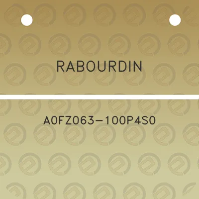 rabourdin-a0fz063-100p4s0