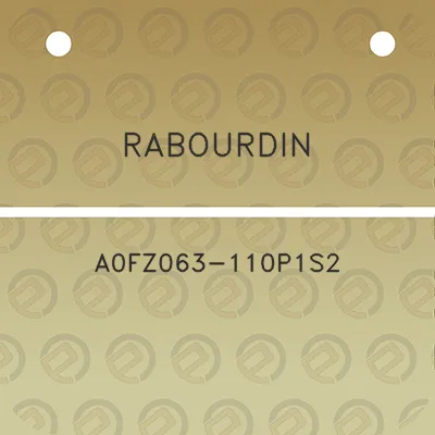 rabourdin-a0fz063-110p1s2