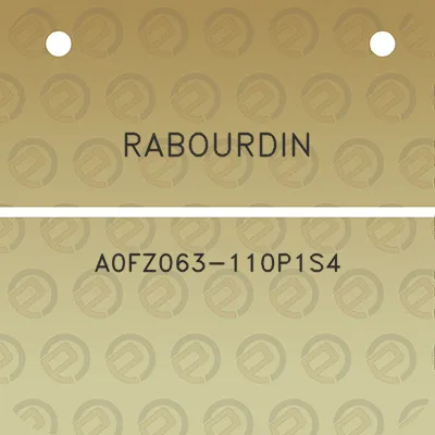 rabourdin-a0fz063-110p1s4