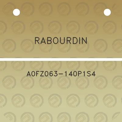 rabourdin-a0fz063-140p1s4