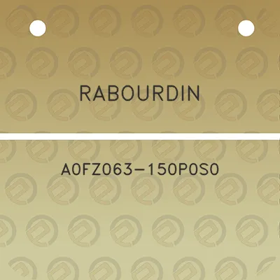 rabourdin-a0fz063-150p0s0