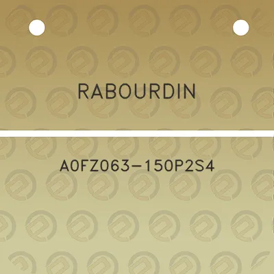 rabourdin-a0fz063-150p2s4