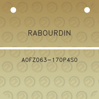 rabourdin-a0fz063-170p4s0