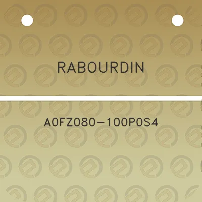 rabourdin-a0fz080-100p0s4