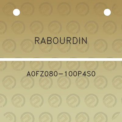 rabourdin-a0fz080-100p4s0