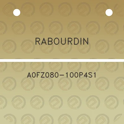 rabourdin-a0fz080-100p4s1