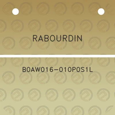 rabourdin-b0aw016-010p0s1l