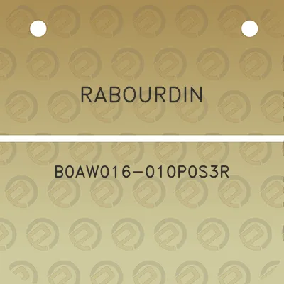 rabourdin-b0aw016-010p0s3r