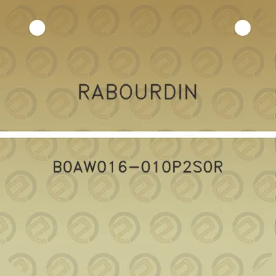 rabourdin-b0aw016-010p2s0r