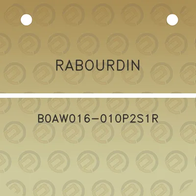 rabourdin-b0aw016-010p2s1r