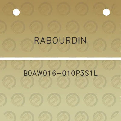 rabourdin-b0aw016-010p3s1l