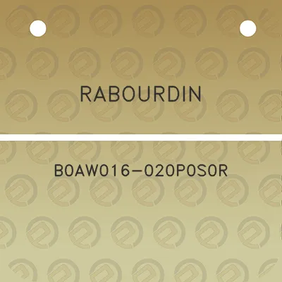 rabourdin-b0aw016-020p0s0r