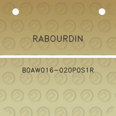 rabourdin-b0aw016-020p0s1r