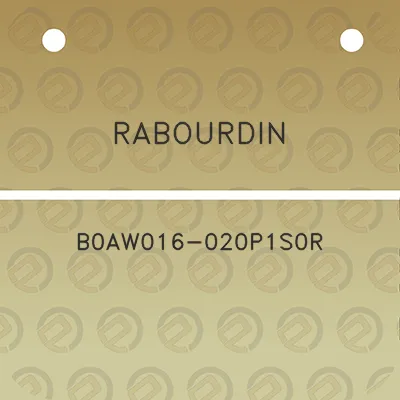 rabourdin-b0aw016-020p1s0r