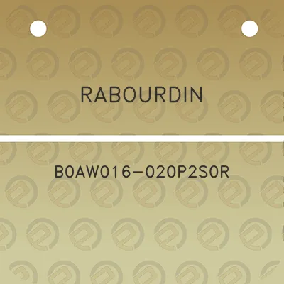 rabourdin-b0aw016-020p2s0r