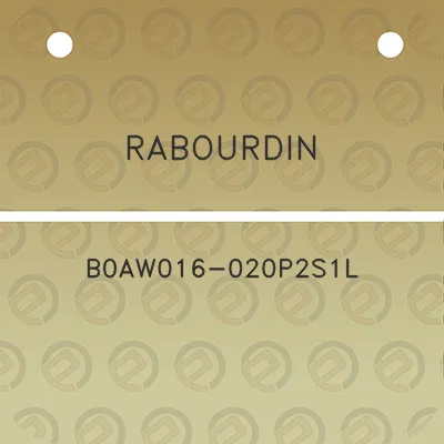 rabourdin-b0aw016-020p2s1l