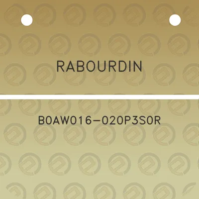 rabourdin-b0aw016-020p3s0r