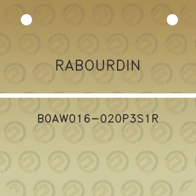 rabourdin-b0aw016-020p3s1r