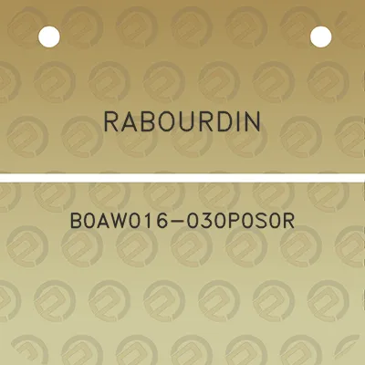 rabourdin-b0aw016-030p0s0r