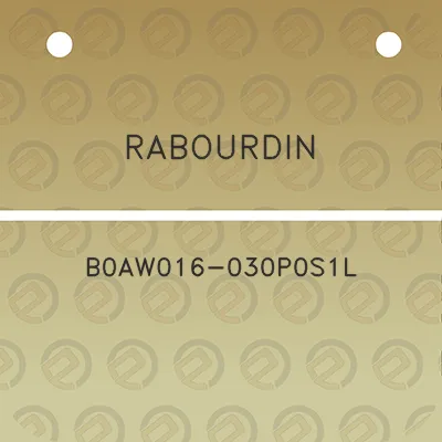 rabourdin-b0aw016-030p0s1l