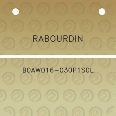 rabourdin-b0aw016-030p1s0l