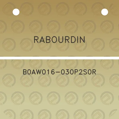 rabourdin-b0aw016-030p2s0r