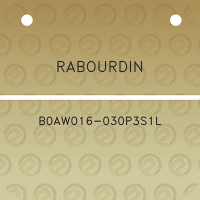 rabourdin-b0aw016-030p3s1l