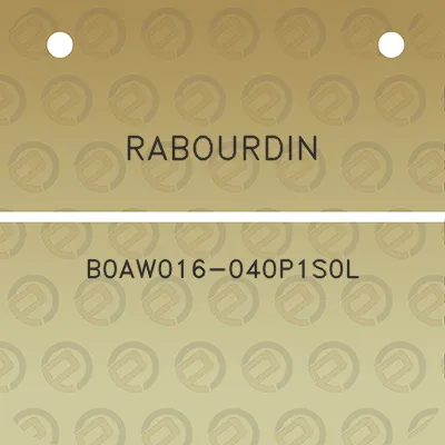 rabourdin-b0aw016-040p1s0l